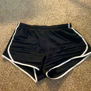 Black & white Nike girls shorts.
